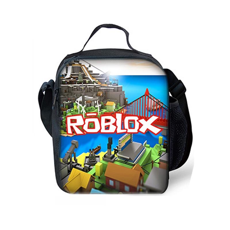 Рюкзак Roblox большой вместимости с плавными двойными молниями для школы и путешествий