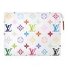 X Takashi Murakami Сумочка-косметичка 19 Белая Мультиколор Классическая с принтом Monogram Косметичка женская M28241