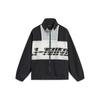 Sports Trend Series Contrast Letter Print Loose Jacket Men Jacket Black AJDT405-1
