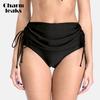 Women Bikini Bottom Ladies Swim Trunks Solid Color Swimwear Briefs Swimming