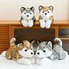 New Simulation Husky Doll Plush Toy Erha Throw Pillow Doll Children's Doll Birthday Gift Girl