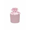 Omoide No Kashi [Urn Cover Bag] Cute Satin Urn Bag, Perfect for Divided Ashes, Dress-Up Pink, 4 Inches