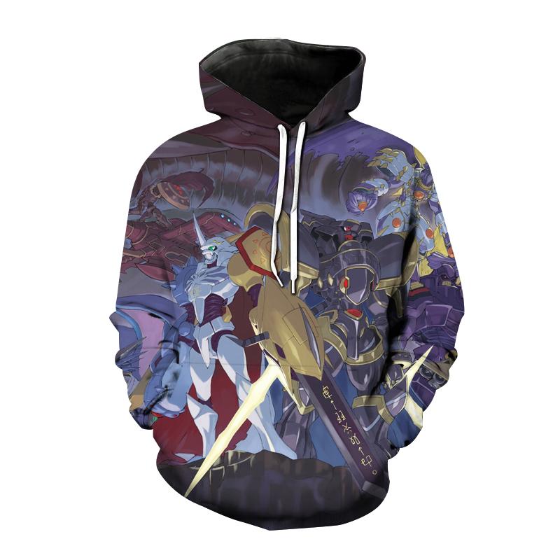 Осень-зима толстовки с капюшоном в стиле аниме Digimon Adventure 3D принт толстовка для мужчин и женщин модный пуловер с капюшоном цифровые монстры пальто унисекс