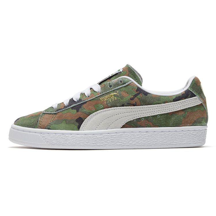 Puma Suede Classic Ambush Dachsund Green Camo Unisex Sneakers Black White 369626-01