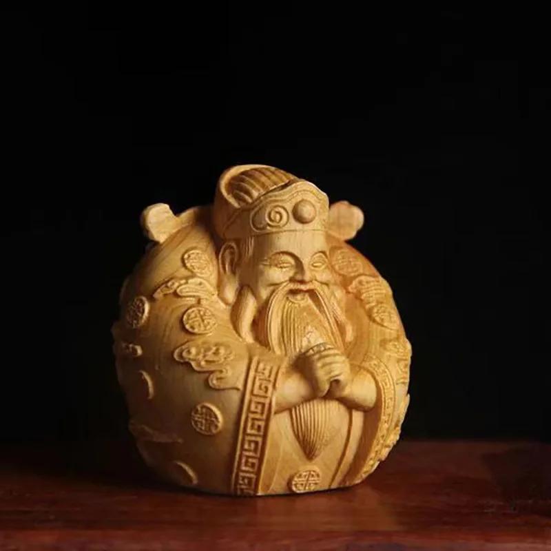 Китайский стиль натуральное дерево резные фигурки скульптуры предметы интерьера офисы фен-шуй статуи украшения