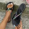 Women Slippers 2024 Summer New Fashion Sandals Toe Flat Casual Shoes for Women Beach Casual Slippers Slides Women Zapatos Mujer