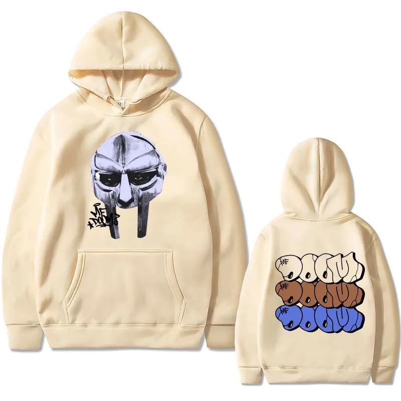 Hip Hop Doom Mask Madlib Madvillain Men's Hoodie Sweatshirt Men Womnen Fashion Brand Design Pullover Fleece Hoodies