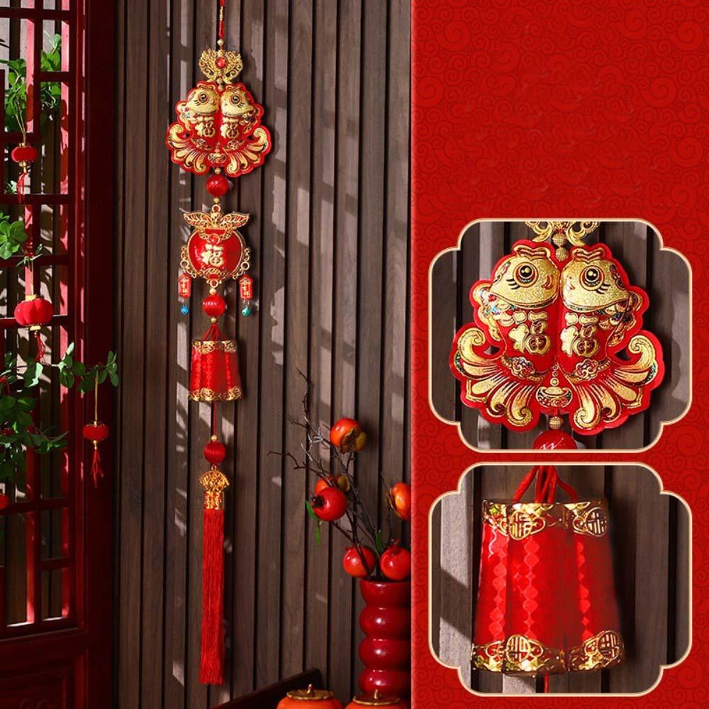 Lucky Bag Spring Festival Pendant Wind Chimes Good Luck Ornaments Living Room