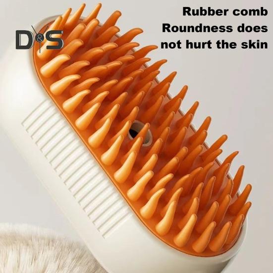 3 в 1 паровая щетка для домашних животных USB-зарядка щетка для груминга самоочищающийся спрей расческа для кошек распутывающая шерсть домашних животных массажная щетка