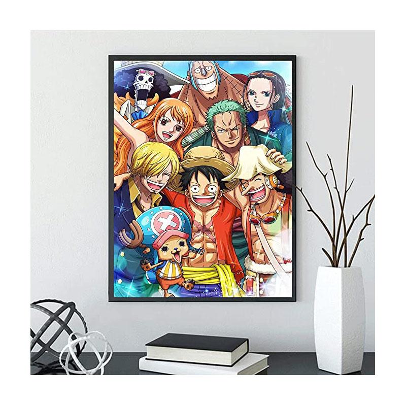 DIY 5D Алмазная картина Анимация Цифровой комплект Полный бриллиант для взрослых, Мозаика Кристалл Горный хрусталь Вышивка Картина Искусство Ремесло Украшение стены дома Подарок