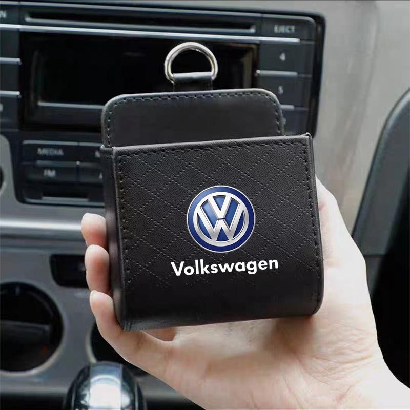 Автомобильный ящик для хранения на воздуховоде, органайзер для телефона и очков, автомобильные товары для Volkswagen MK7 MK6 MK5 Ibiza Leon FR 2 Altea Aztec Golf-4 5 6 7 Passat