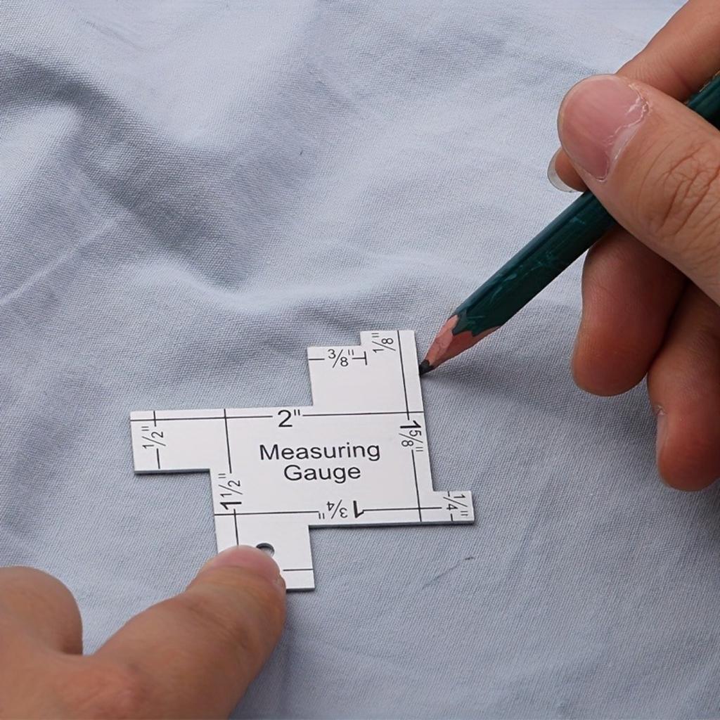 Премиальная белая швейная линейка — точный инструмент для резки ткани и самостоятельного дизайна, прочная и прозрачная для легкого измерения и создания поделок