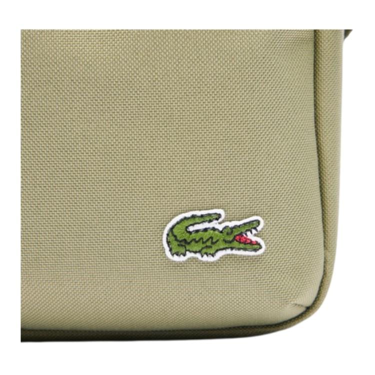 Lacoste Полиэстеровая сумка через плечо, Мужская зеленая сумка NU4686NZ-N74
