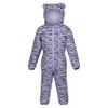 Regatta Childrens/Kids Penrose Zebra Print Puddle Suit