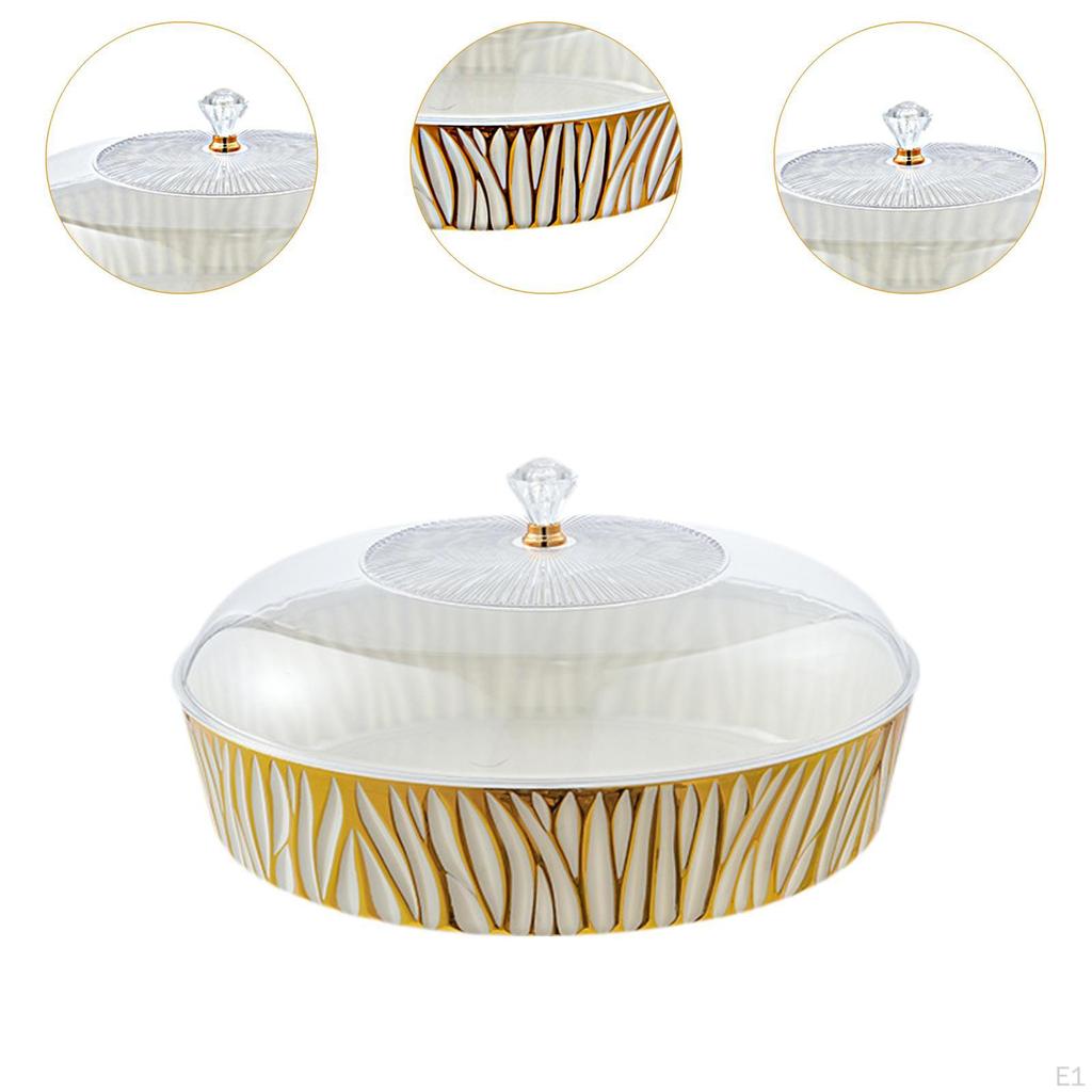 Поднос для торта, держатель для блюд, декоративный дисплей с крышкой, блюдо для закусок, печенья, кондитерских изделий