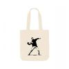 Apoh Festival Cup Thrower Banksy Tote Bag