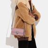 Coach Studio 20 Solid Color Letter Logo Push Button Flap Closure Leather Baguette Bag Women handbags Purple CE331-LHU8U