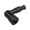 Black Motorcycle Spark Plug Cap, Motorcycle Ignition Spark Plug Cap - Black Elbow Flushing