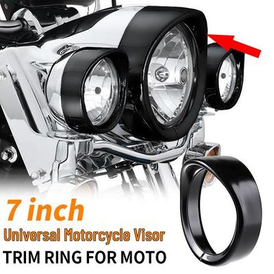 7-дюймовый защитный козырек для фары для мотоцикла Harley Road King Glide