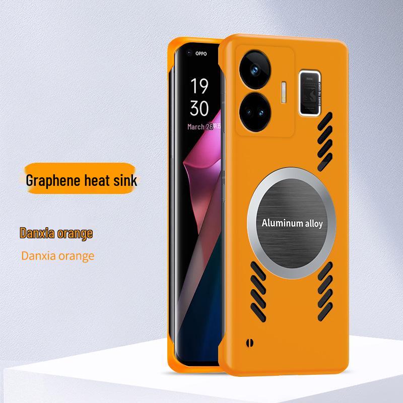 Универсальный магнитный чехол-охладитель для телефона для Realme GT 6, OPPO A3, Reno 12 Pro - Защита от падений