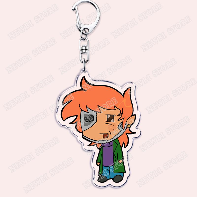 Популярные брелки Eddsworld Торд для аксессуаров Сумки Аниме Комикс Ринго Эддс Мем Брелки Украшения Геймеры Фанаты Друзья Подарки