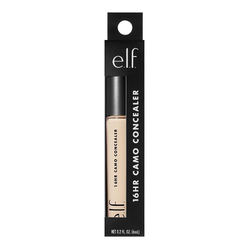 Эльф. 16HR Camo Concealer Полное покрытие Высокопигментированный матовый финиш Светлая слоновая кость 0,203 жидких унций (6мл)