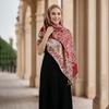 New Sunflower Tassel Long Scarf Fashionable Printed Ethnic Style Embroidered Scarf Versatile Shawl Headscarf