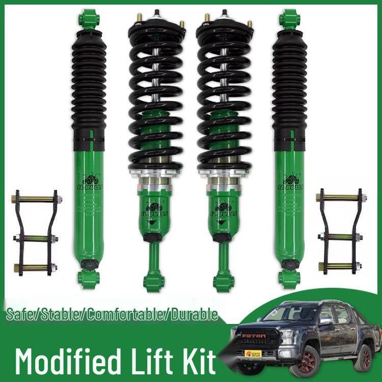 Foton Yutu 9 Pickup Off-road 2" Lift Kit: Adjustable Shock Absorbers