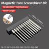 75mm Magnetic Torx Screwdriver Bits Security Tamper Proof Bit T6-T40 Hollow Plum Blossom Head S2 1/4'' Hex Hand Power Tools