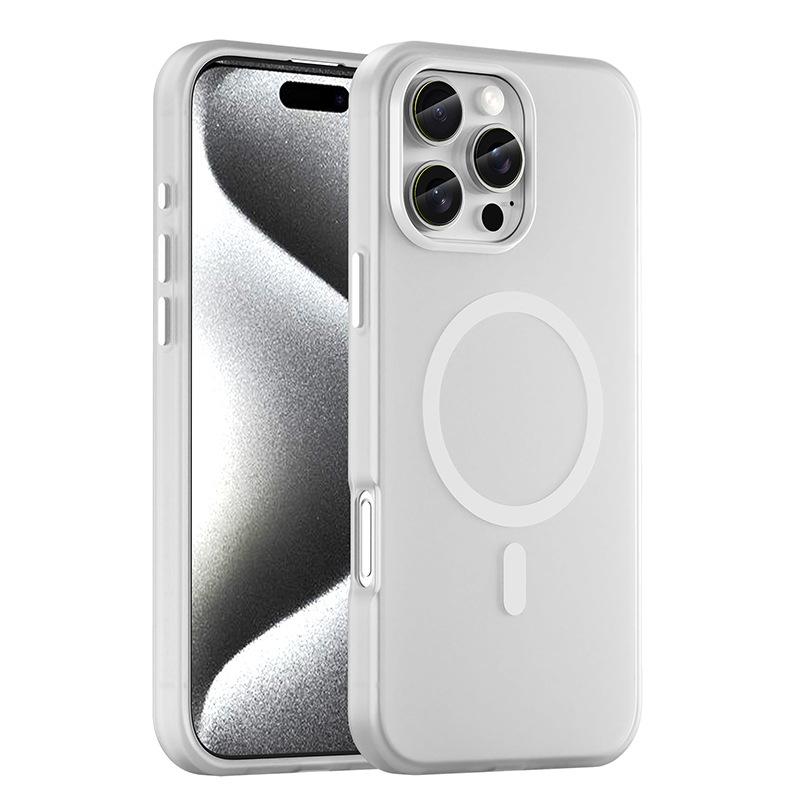 iPhone 16 Pro Max Наклейка Наклейка Магнитный Чехол для Мобильного Телефона Apple 16 Plus Мягкий Чехол Чехол для Мобильного Телефона