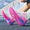 Summer Mens and Womens Sports Shoes Marathon Lightweight Breathable Running Shoes Fashionable Outdoor Anti Slip Walking Shoes