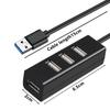 Usb Hub 2.0 Multi USB Splitter USB 2.0 Hub 4 Port Multiple Expander Multi Splitter Высокоскоростной для ПК