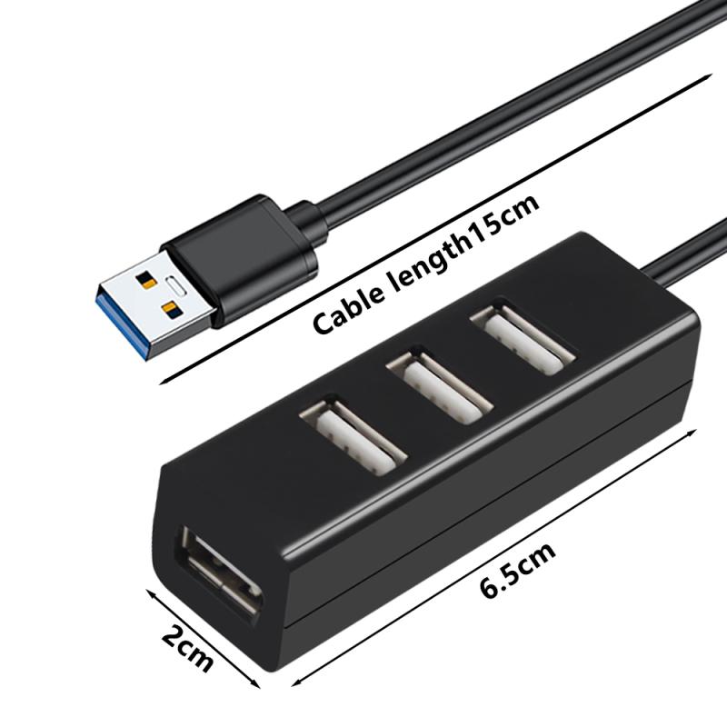 Usb Hub 2.0 Multi USB Splitter USB 2.0 Hub 4 Port Multiple Expander Multi Splitter Высокоскоростной для ПК