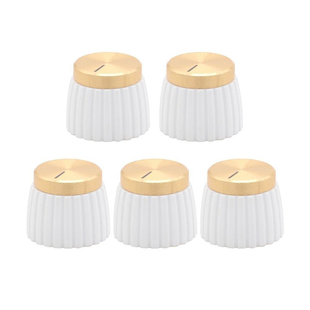 5Pcs Set Screw Fixed Effect Pedal Knob 20x16mm Amplifier Knob Replacement DJ Mixer Equipment
