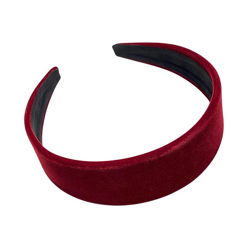 1/4CM Wide Soft Fleece Headbands for Women's And Ladies Daily Casual Press Hair Hoops Accessories Autumn Winter Hairbands