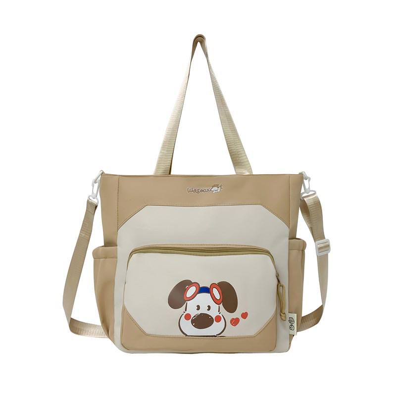 Autumn Cartoon Puppy Ears Single Shoulder Women's Bag - Large Capacity for Students