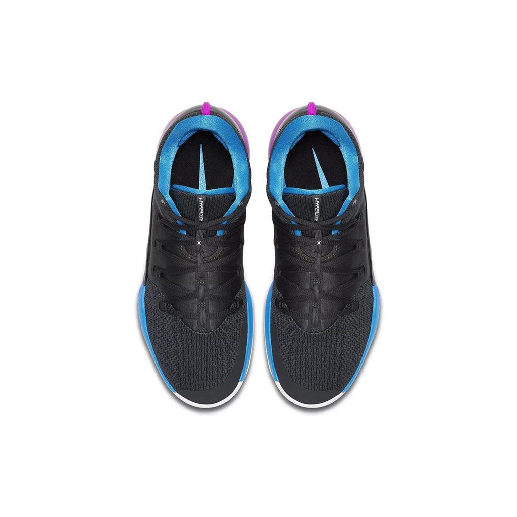 Nike Баскетбольные кроссовки Hyperdunk X Low Унисекс Черные Синие Фиолетовые AR0464-004