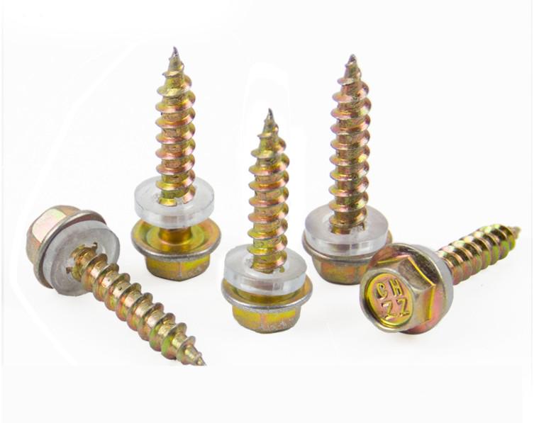 Винт саморез по дереву с шестигранным углублением M5M6 удлиненный с острым концом и головкой