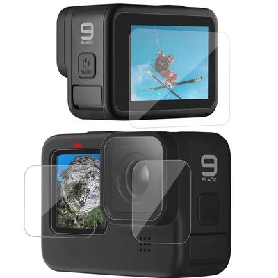 Защитное стекло для экрана для GoPro Hero 12 11 10 9 Black Защита объектива Защитная пленка для аксессуаров для камеры Gopro 10