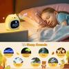 Alarm Clock for Kids Sleep Training Clock Cute Touch 9 Colors Night Light with White Noise Machine for Children Bedroom