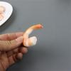 4PCS/Pack Artificial Shrimp Pvc Simulated Food Simulated Food Shrimp Shrimp Model Decoration Display Shooting Props