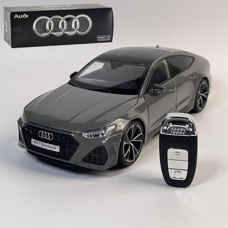 1:18 RS7 Sportback Четырехдверное купе Машинка на радиоуправлении Литой из сплава Модель автомобиля Хобби Коллекционирование Декоративные подарки Коробка для парня