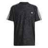 Originals Premium Jersey Breathable All-Over Print Loose Short Sleeve T-Shirt Men Tops Black IZ4858