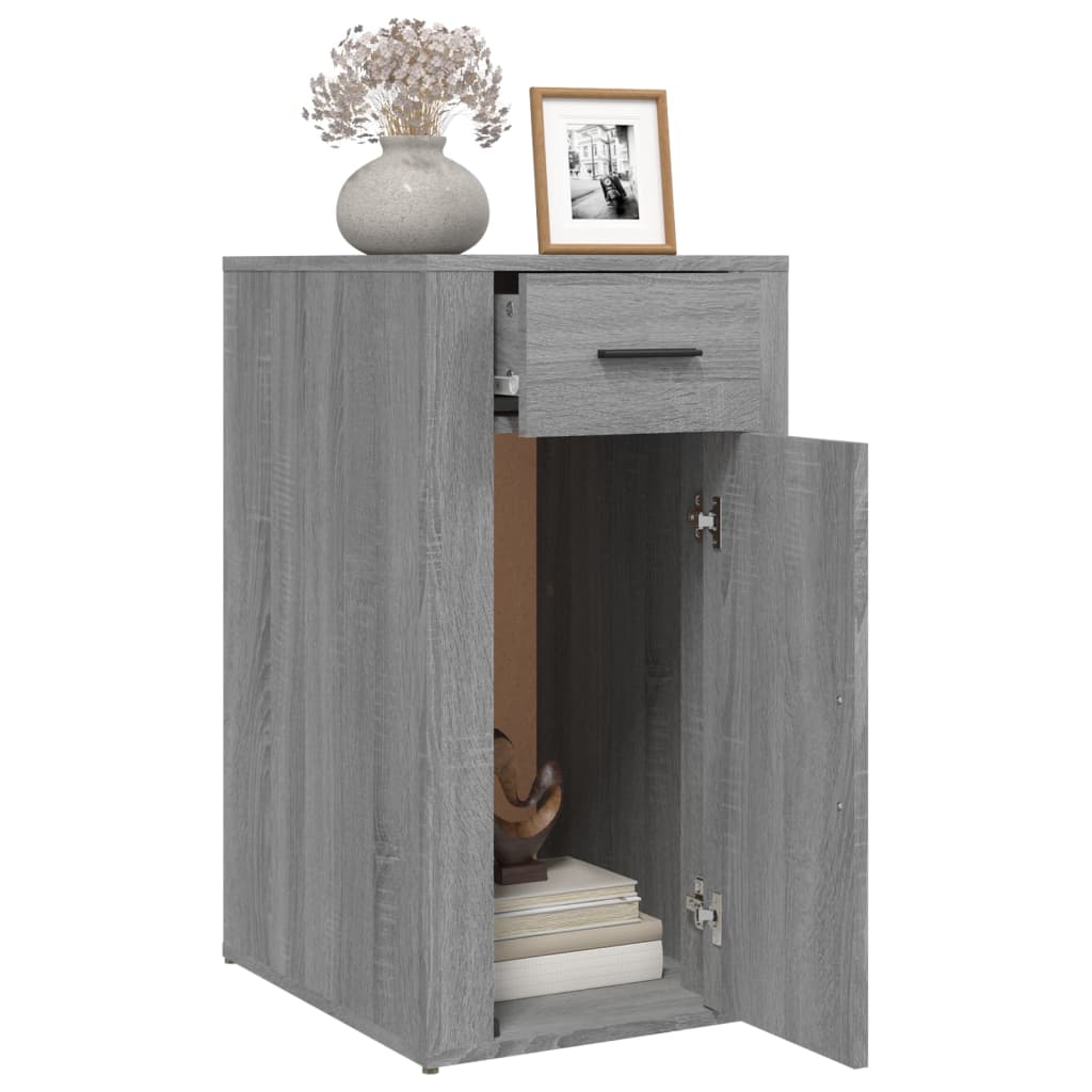 Office Cabinet Gray Sonoma 40 x 49 x 75 cm Engineered Wood