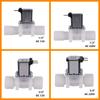 Электромагнитный клапан нормально закрытый, AC 220V/DC 12V, 1/2" 3/4" наружная резьба, пластиковый клапан для воды, давление 0.02-1 МПа, 1/10 шт.