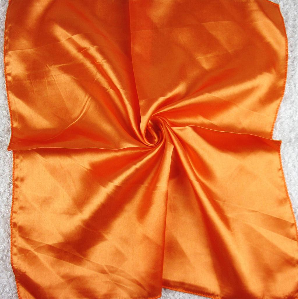 Однотонный шелковый шарф женский DIY игровой танец родитель-ребенок с имитацией шелкового матросского танца сценический однотонный шарф монохромный маленький квадратный шарф