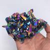 Healing Crystals Rainbow Titanium Crystal Cluster Stone Ornaments Reiki Stone Specimen Mineral