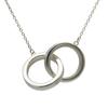 Used TIFFANY&Co. Necklace 1837 Interlocking Circle Silver925 5.0g Silver Accessories