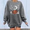 Halloween Fashion Women's Casual Long Sleeve Printed Ladies Sweatshirt Tops