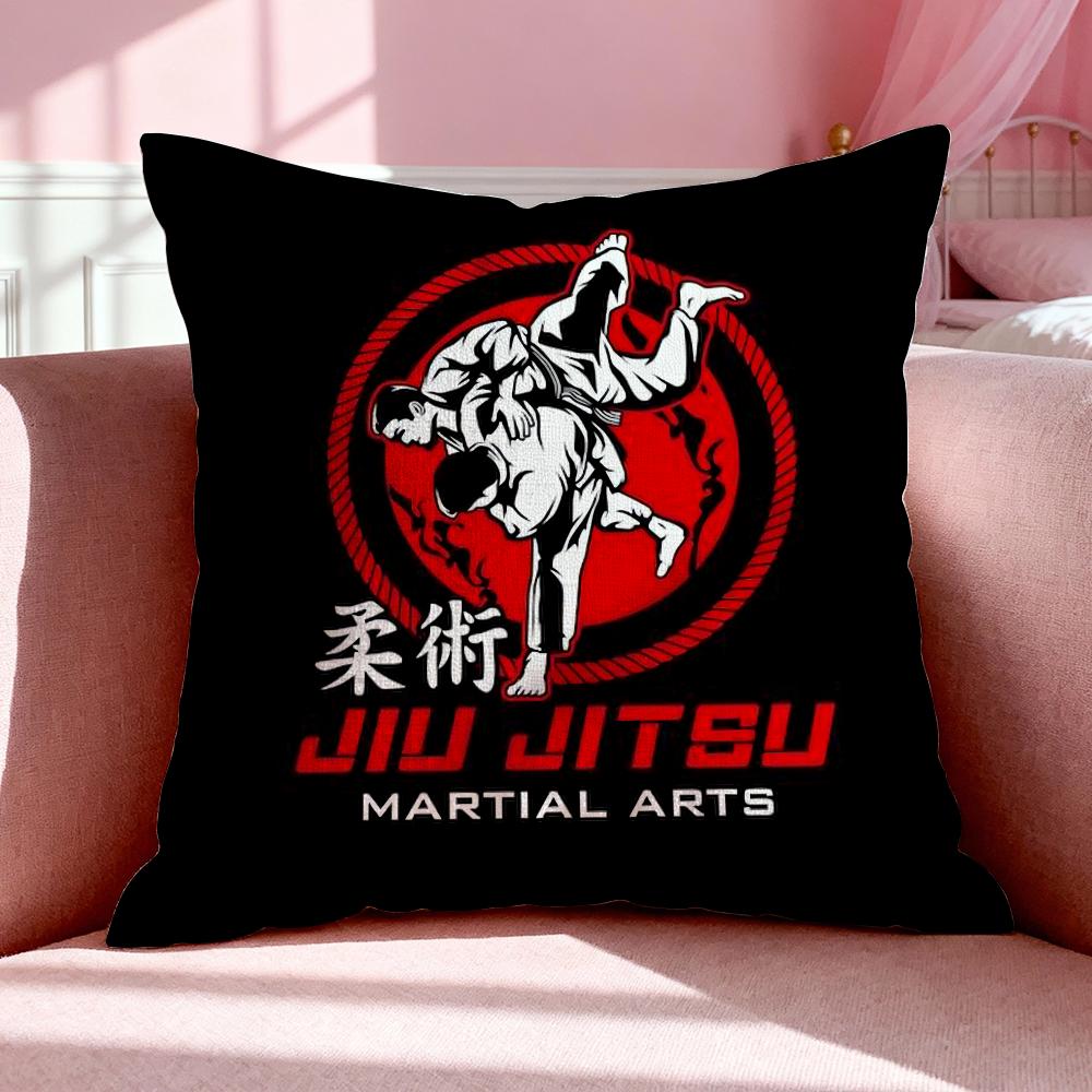 Спортивная наволочка J-Judo Дышащая льняная наволочка Летняя Без запаха Экологически чистая Невидимая молния Стирка